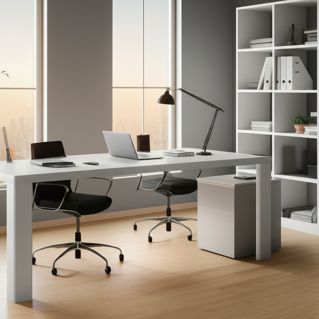 Büro nach der Reinigung